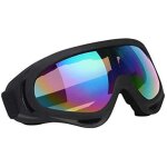 Lunettes de ski masques snowboard, motoneige moto lunettes ski goggles protection lunettes lens anti ...