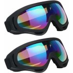 Lunettes de ski masques snowboard, motoneige moto lunettes ski goggles protection lunettes lens anti ...