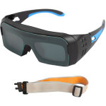 Lunettes de soudure auto - obscurcissantes solaires - protection uv / lumi�re anti - brillante - pour ...