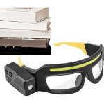 Lunettes de travail - goggles de v�lo de 16cm pour les lunettes de s�curit�, anti - buts avec type c, ...