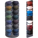 Lunsy - lot de 2 casquettes de baseball - pliable - support mural avec 21 poches, porte arri�re - porte ...