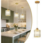 Lustres en cristal, suspensions de luxe, mini suspensions, douilles e27, �lots de cuisine, salles de ...