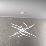 Top - light - lustre led moderne top light tornado 69w 4450lm 1163 / s80 or bruni