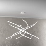 Top - light - lustre led moderne top light tornado 88w 5950lm 1163 / s100 or bruni