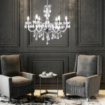 Lustre led plafond - suspension - pendule - lampe design lumire living - salle  manger - lustre lustre ...