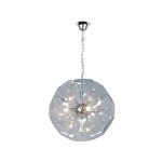 Lustre luminaire boule suspendue pour plafond 3 feux