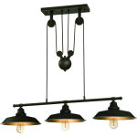 Westinghouse - lustre palan suspension iron hill bronze 3 ampoules