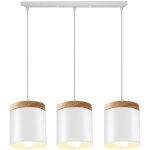Lustre suspension industriel moderne fer forg� lampe suspension r�glable d�coration cr�ative 3 lumi�res ...