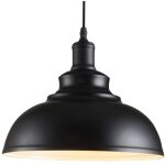 Lustre suspension industrielle vintage e27 29cm lampe plafonniers retro abat - jour pour cuisine salle ...