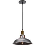 Lustre suspension industrielle vintage e27 lampe plafonniers stoex retro abat - jour pour cuisine salle ...