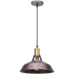 Lustre suspension industrielle vintage e27 lampe plafonniers stoex retro abat - jour pour cuisine salle ...