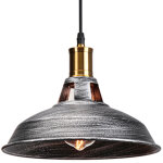 Lustre suspension industrielle vintage e27 led lampe plafonniers retro abat - jour pour cuisine salle ...
