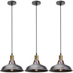 Lustre suspension industrielle vintage luminaire plafonnier abat - jour en m�tal lampe � suspension ajustable ...