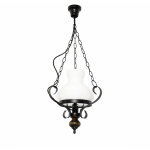 Licht - erlebnisse - lustre suspension d'intrieur petronel en verr satin au design rtro en style ...