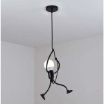 Comely - lustre suspension salon e27 fer gens lustre chambre enfant, cratif dessin anim lustre salon, ...