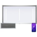 Luxeair hotte aspirante - d�bit 750 m� / h, �nergie a, moteur 110w, commande tactile & wi - fi, �clairage ...