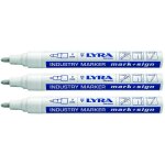 Lot de 3 marqueurs indelebiles blancs