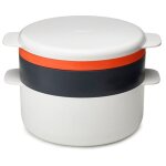 M - cuisine de set de cuisson micro - ondes empilable de 4 pi�ces - joseph joseph design empilable avec ...