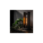 M&s - lampe de table forme en h 13x13x37 cm en mtal noir - amp