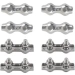 M2 duplex clips serre - c�bles en acier inoxydable 304 pinces duplex pour filin pour cordes � linge en ...