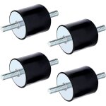 M8 - coussinets en caoutchouc m8, isolateurs anti - vibrations, pour compresseurs d'air, moteurs diesel, ...
