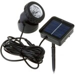 Lampe  led extrieur, lumires solaires de bassin, projecteurs de piscine solaires tanches, clairage ...