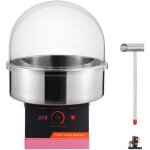 Machine � barbe � papa �lectrique 1000 w, machine � barbe � papa avec bol en acier inoxydable, couvercle, ...