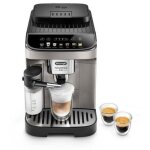 Machine à café expresso automatique de longhi magnifica evo ecam290. 81. tb en acier inoxydable noir Machine à café expresso automatique de longhi magnifica evo ecam290. 81. tb en acier inoxydable noir