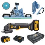 Machine chanfreinage sigma jolly edge 37a3d + 37c + meuleuse d'angle cat dx31b