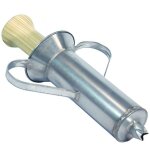 Machine � churros avec tuyau en t�le galvanis�e et bois - hauteur : 19, 5cm