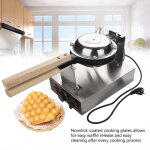 Machine commerciale de cuisson de gaufres aux ?ufs 220v norme europ�enne (pour plus de 2kg, merci d'utiliser ...