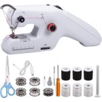 Machine � coudre �lectrique portable (batterie non incluse) avec aiguilles et fils pour d�butants et ...