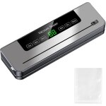 Machine � emballer sous vide compacte et rapide pour la conservation des aliments. modes de scellage ...