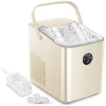 Machine � gla�ons, 14 kg / 24 h, gla�ons en 6 min, 2 tailles de gla�ons ronds, autonettoyante, pour f�tes ...