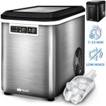 Tillvex machine à glaçons argent en inox 12 kg - 24 h préparation de glaçons réservoir 2, 2 litres ice ... Tillvex machine à glaçons argent en inox 12 kg - 24 h préparation de glaçons réservoir 2, 2 litres ice ...