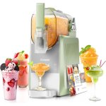 Machine � granita 2, 6 l, autonettoyante, 5 programmes, fonction maintien au frais 12 h, vert pomme