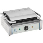 Machine � panini grill de contact simple double nervur� emaill� 300 �c 2200 w