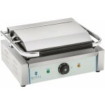Helloshop26 - machine  panini nervure - 1 x 2. 200 watts acier inox professionnel