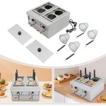 Machine � p�tes confortable cuiseur de p�tes �lectrique de luxe � 4 compartiments