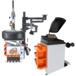 Machine � pneu 220v avec bras assistant ? �quilibreuse automatique 8 programmes ? pr�cision 1g ? diam�tre ...