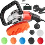 Xpotool - wiltec machine polir meuleuse 1200w 3000 tr. / min pochette polisseuse 6 niveaux ponceuse rotative ...