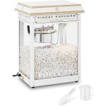 Machine à pop corn appareil rétro Électrique style vintage 1500w blanc & or neuf Machine à pop corn appareil rétro Électrique style vintage 1500w blanc & or neuf