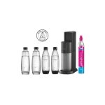Machine  soda et eau gazeuse sodastream machine duo noire + 2 carafes + 2 bouteilles fuse lave vaisselle ...