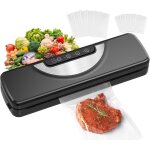 Machine sous vide alimentaire 5 en 1 avec couteau de coupe, machine appareil sous vide alimentaire avec ...