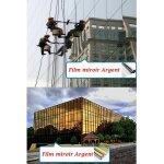 Film miroir sans tain rflchissant pour vitrage et fentre, adhsif, pose intrieure, pose facile, cache ...