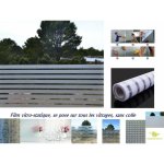 Film vitre et fen�tre sans colle, �lectrostatique, repositionnable, grands choix de tailles et de mod�les, ...