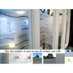 Film vitre et fen�tre sans colle, �lectrostatique, repositionnable, grands choix de tailles et de mod�les, ...