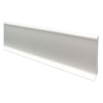 Plinthe souple adhsive en pvc, colle sche haute qualit, diffrents coloris, blanc, gris, dimensions ...