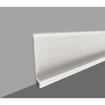 Plinthe souple en pvc, de grande qualit, blanc, gris clair, gris fonc, ou noir, hauteur 70 mm, longueur ...