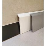 Madeinnature - surplinthe de rénovation en pvc, plinthe à recouvrement blanche ou grise haute qualité ... Madeinnature - surplinthe de rénovation en pvc, plinthe à recouvrement blanche ou grise haute qualité ...